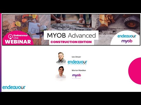 MYOB Advanced Construction Edition Webinar & Demo - YouTube