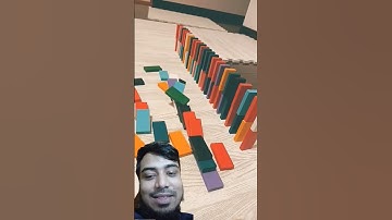 NEW Domino Effect Should Be Impossible… But It Just Happened! 😱🔥#domino #shorts