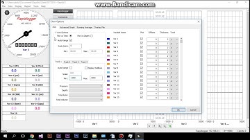 Rapidlogger-Graph settings for RapidVu Software