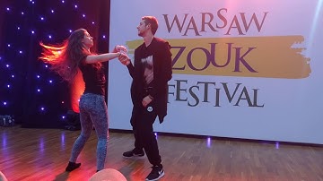 WZF2018: Patrycja & Piotr - Roticery movement technique & combination Demo ~ video by Zouk Soul