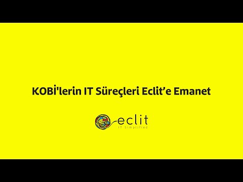 KOBİ’lerin IT Süreçleri Eclit’e Emanet - video from Eclit
