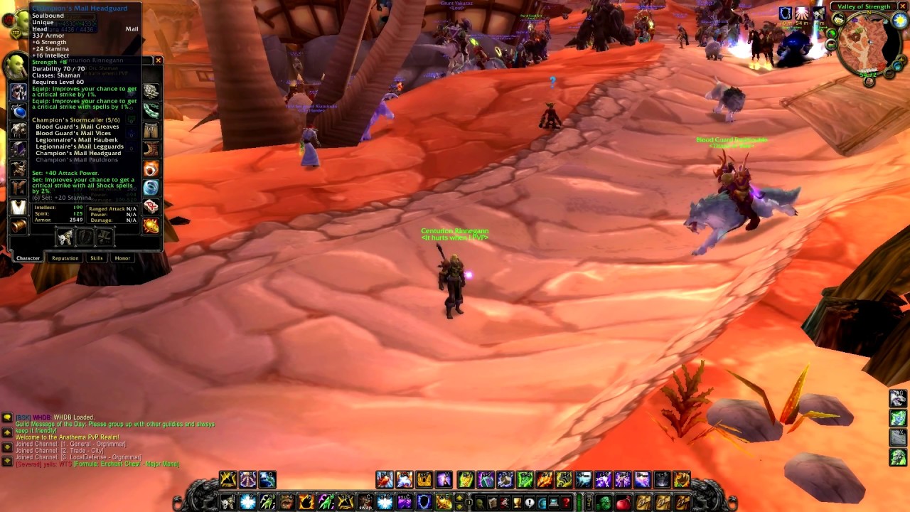 Elysium WoW Level 60 Enhancement Shaman Giveaway