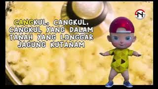 LAGU MENANAM JAGUNG & LIRIK - LAGU ANAK INDONESIA POPULER @kidedu77