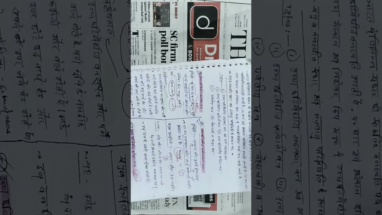 UPSC ll PYQ Based Notes ll Natural vegetation (प्राकृतिक वनस्पति)ll ✅✅