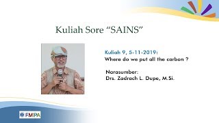 Kuliah Sore Sains - Drs. Zadrach L. Dupe, M.Si.