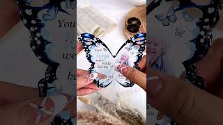 Your Wings Were Ready But My Heart Was Not | Personalized Acrylic Photo Plaque
