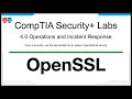 Encrypting Data Using OpenSSL | Security+ Cryptography Labs (Ep.32)