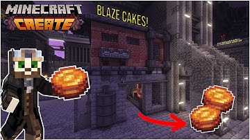 Building a SIMPLE Blaze Cake Factory in Minecraft Create Mod!