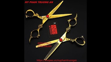 Kéo Cắt Tóc Nhật Bản Cao Cấp 6.0-Màu Vàng