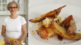 Twice-Baked Potato-and-Raclette Casserole- Everyday Food with Sarah Carey
