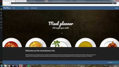 CS50 Final Project - Meal Planner