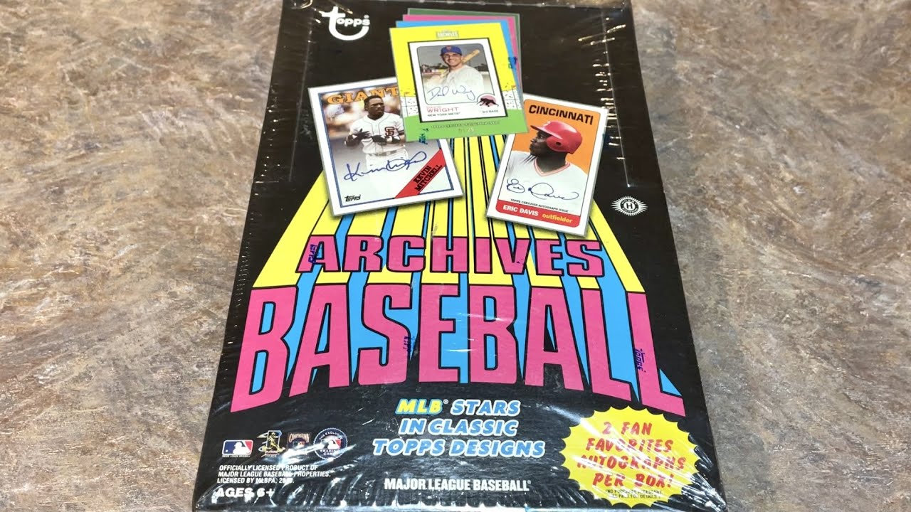 3 HITS! RARE 2013 TOPPS ARCHIVES HOBBY BOX OPENING! (Throwback