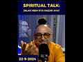 Spiritual talk jhalak main kia nazar aya   raza ali shah alabidi