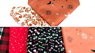 FABRIC HAUL | SEWING A NEW STYLE OF DOG BANDANA | WHAT SIZE BANDANA SELLS BEST AT THE MARKET FOR US