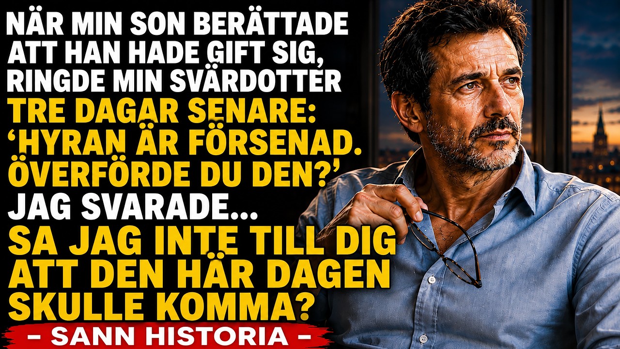 Jag satt på E4:an i 110 kilometer i timmen när telefonen ringde. Det var Oscar. Han lät stressad, nästan glad, och jag tänkte först att någon var gravid. Då sa han: ”Maja och jag gifte oss för tre...