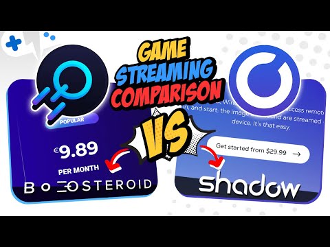 BOOSTEROID vs SHADOW | Game Streaming Comparison