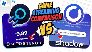 BOOSTEROID vs SHADOW | Game Streaming Comparison