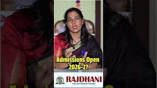 🌟 Smart Learning &amp; Bright Future Start at Rajdhani English Medium School