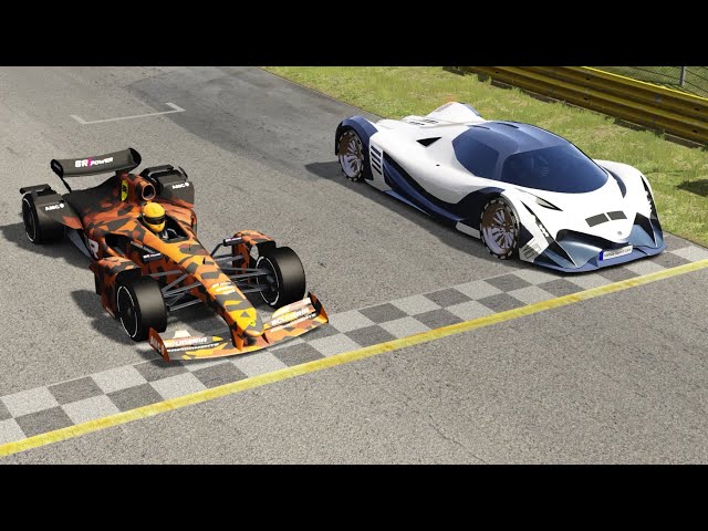 2021 Formula Rapide vs Devel Sixteen at Monza Full Course - YouTube