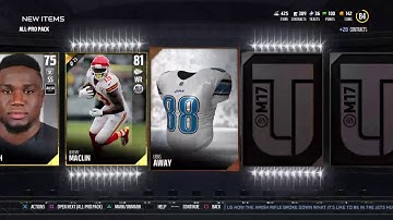 Madden NFL 17 15 All-Pro Pack Bundle Opening
