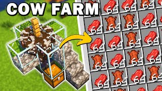 EASY Cow Farm in Minecraft 1.20.4
