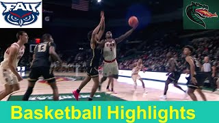 #20 FAU vs UAB Basketball Game Highlights, Feb 8 2024