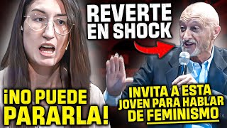 PÉREZ-REVERTE invita a esta JOVEN🔥¡¡PARA HUNDIR el FEMINISMO ¡¡Y CONTAR lo que los MEDIOS OCULTAN!!