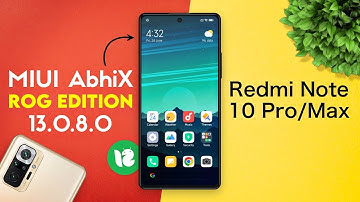 MIUI AbhiX ROG Edition 13.0.8.0 Review | Redmi Note 10 Pro (Android 12) MIUI Launcher Customisation