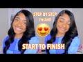 Start To Finish Wig Install &amp; Style ft. Bestlace Wig | Eva Williams