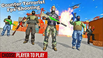 Counter Terrorist FPS Shooting Games FPS Shooting Gameplay Walkthrough Android Part 1