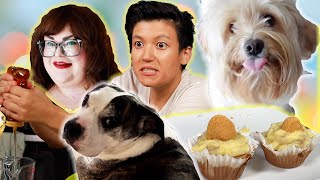 Jen & Kristin Make Doggy Cupcakes Vlog Kitchen & Jorn