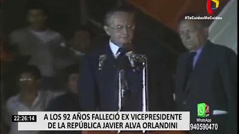 Javier Alva Orlandini: fundador de Accin Popular m...