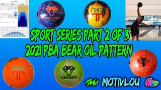 Sport Series Part 2 of 3 | 2021 PBA Bear Oil Pattern