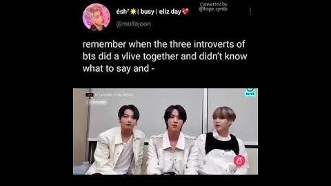 BTS introverts 😂😂