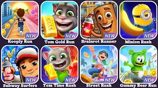 Kooply Run, Tom Gold Run, Brainrot Runner, Minion Rush, Subway Surfers, Tom Time Rush, Street Rush screenshot 3