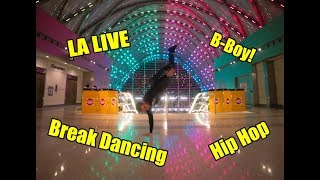 LA LIVE BREAK DANCE B-BOY - RAWFOTOTV by Half Life Van Life 77 views 5 years ago 1 minute, 49 seconds