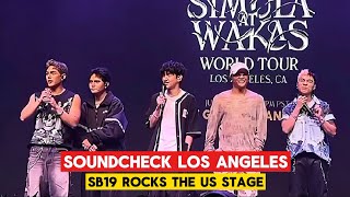 Soundcheck Done! SB19 SaW World Tour at Los Angeles