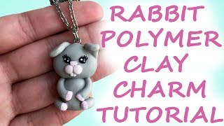 Polymer Clay Rabbit Charm Tutorial Polimer Kil Tavşan Yapımı