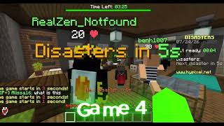 I played hypixel disasters