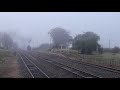 Ceres Rail Company passing a misty Klaas Voogdsrivier Station