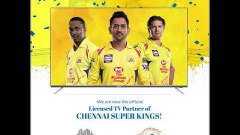 Treeview is now the official Liscensed Television Partner of CSK