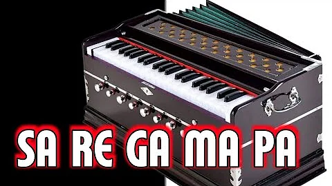 Learn how to play SA RE GA MA PA in black 2 || Harmonium tutorial || D# harmonium tutorial