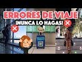 Los peores errores de viaje