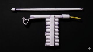 DIY Paper Launcher Gun 🔥