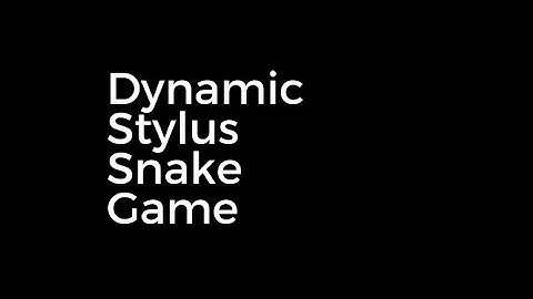 Dynamic Stylus Snake Game using OpenCV