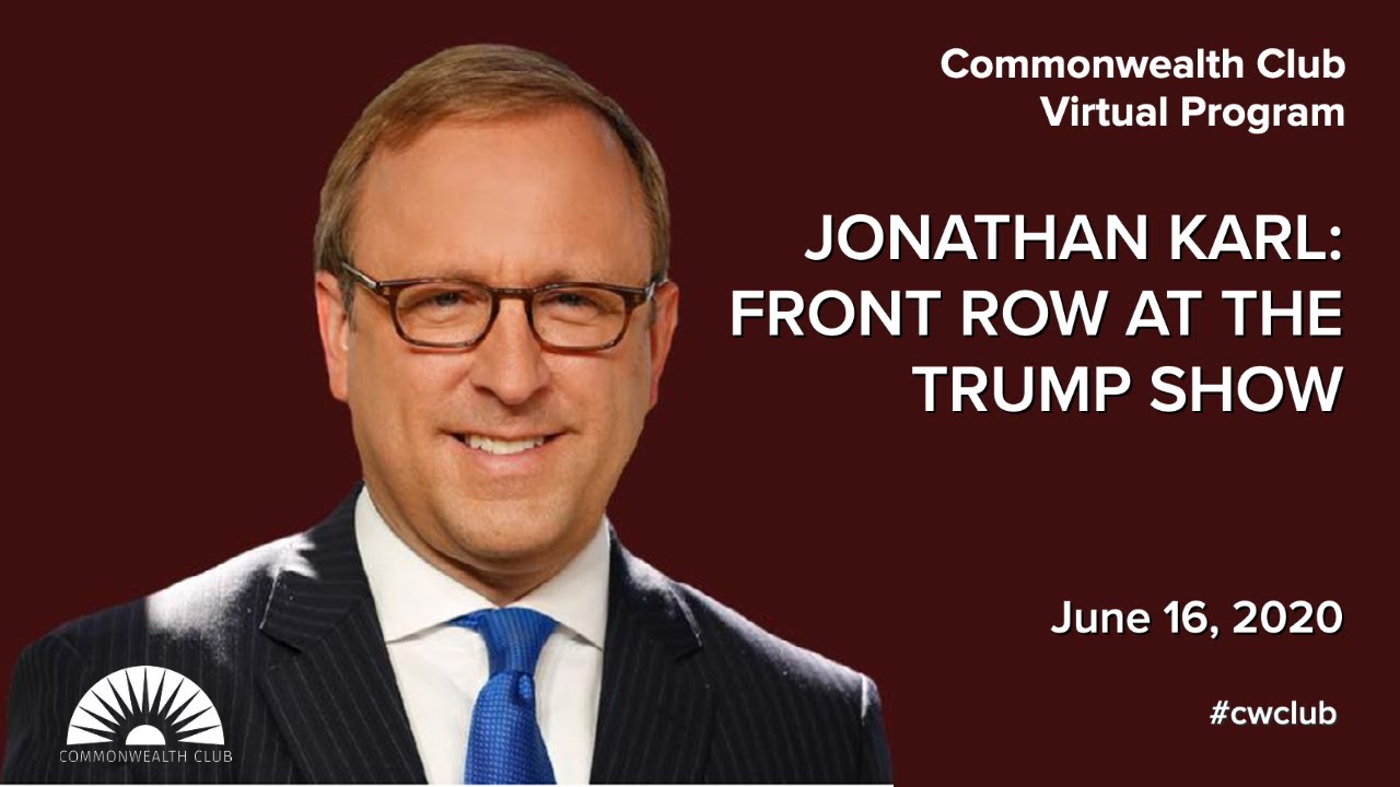Jonathan Karl Front Row At The Trump Show Youtube