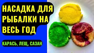 Насадка для рыбалки на КАРАСЯ, КАРПА, ЛЕЩА. Работает круглый год.