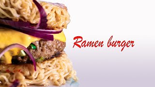Ramen Burger recette hyper facile! (Burgers de nouilles)
