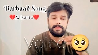 Barbaad Song - Ritesh Sinha | Saiyaara