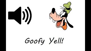 Goofy Yell Walt Disney
